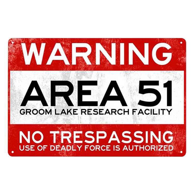 Warning - Vintage Tin Signs/Wooden Signs - 20*30cm/30*40cm