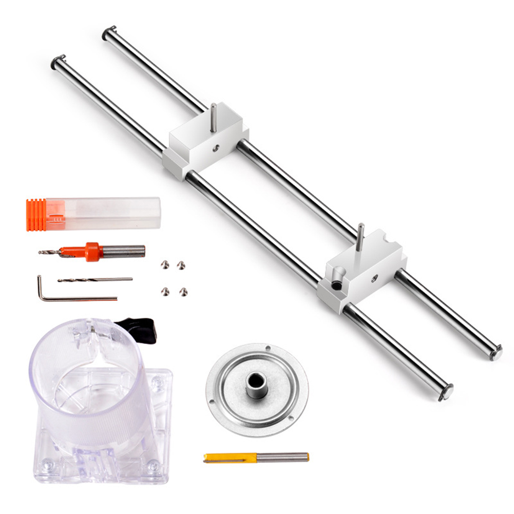 7pcs Mortice Lock Jig Kit Woodworking Wood Door Fitting Slot Drill Tools, Silver, 501 Original
7pcs Mortice Lock Jig Kit Woodworking Wood Door Fitting Slot Drill Tools, Silver, 501 Original