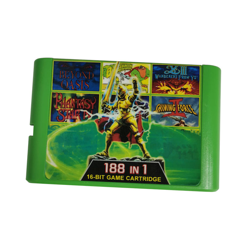  200in1 Game Cartridge 16 bit Game Card for Sega Mega