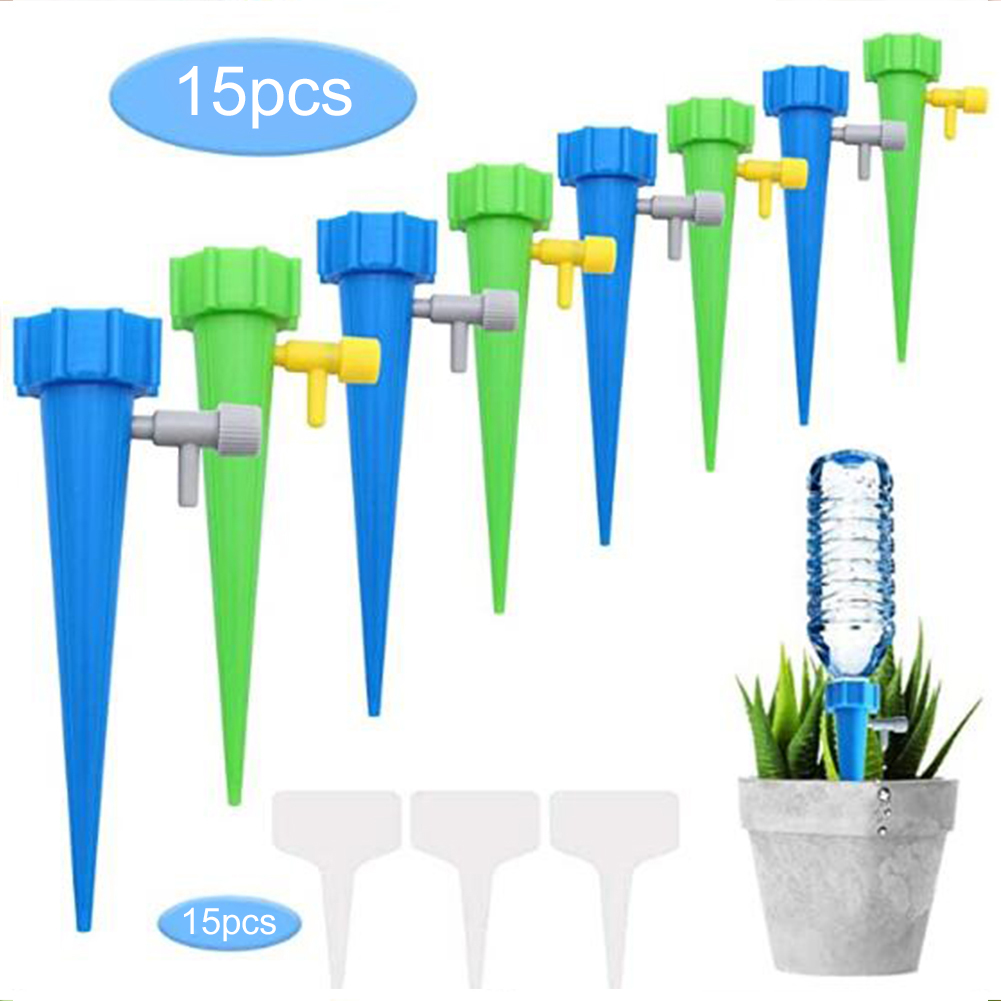 15pcs Garden Potted Plant Plastic Spikes Automatic Drip Watering Device, 501 Original
15pcs Garden Potted Plant Plastic Spikes Automatic Drip Watering Device, 501 Original