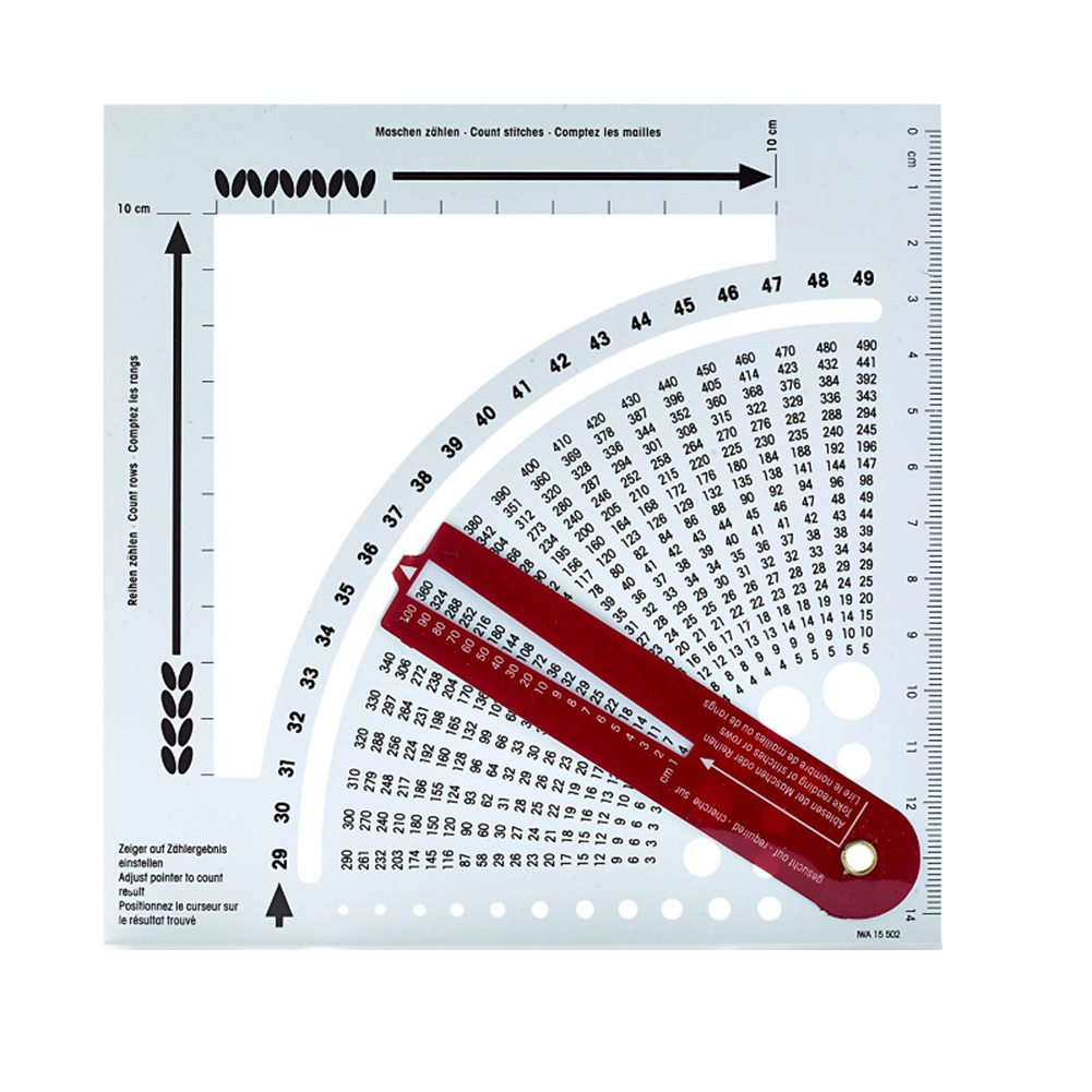 Knitting Gauge Converter Sweater Knitting Circular Weave Calculator Ruler, 501 Original
Knitting Gauge Converter Sweater Knitting Circular Weave Calculator Ruler, 501 Original