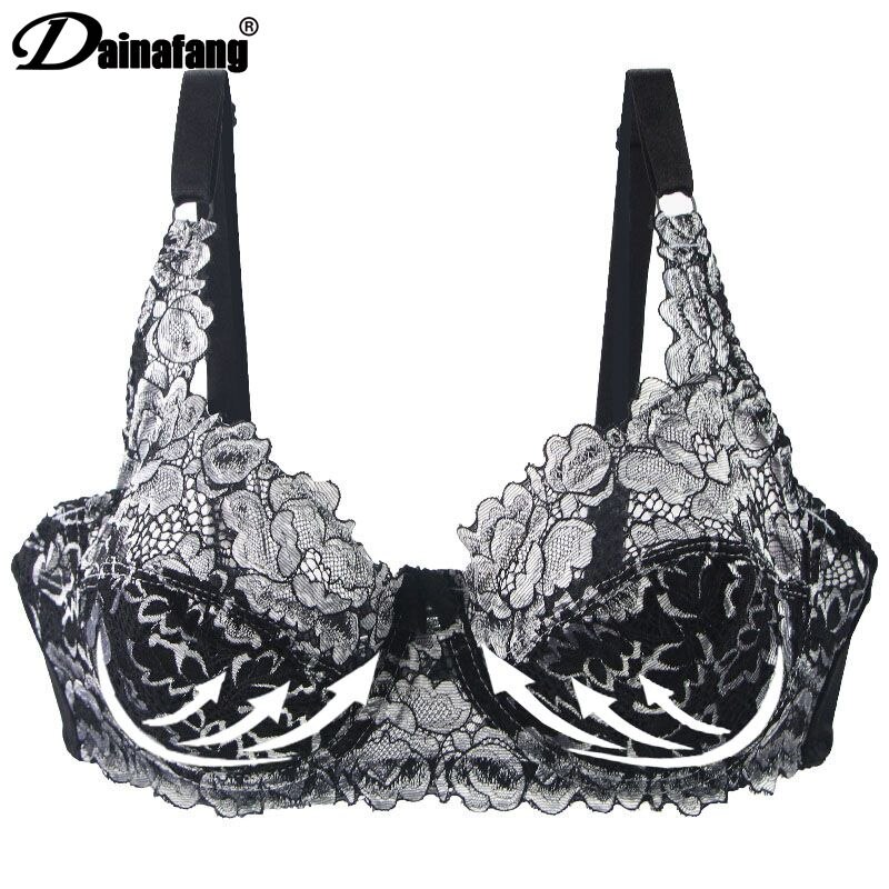Feitong Super Sexy Women Lingerie Bra Sets Plus Size Sexy Lace