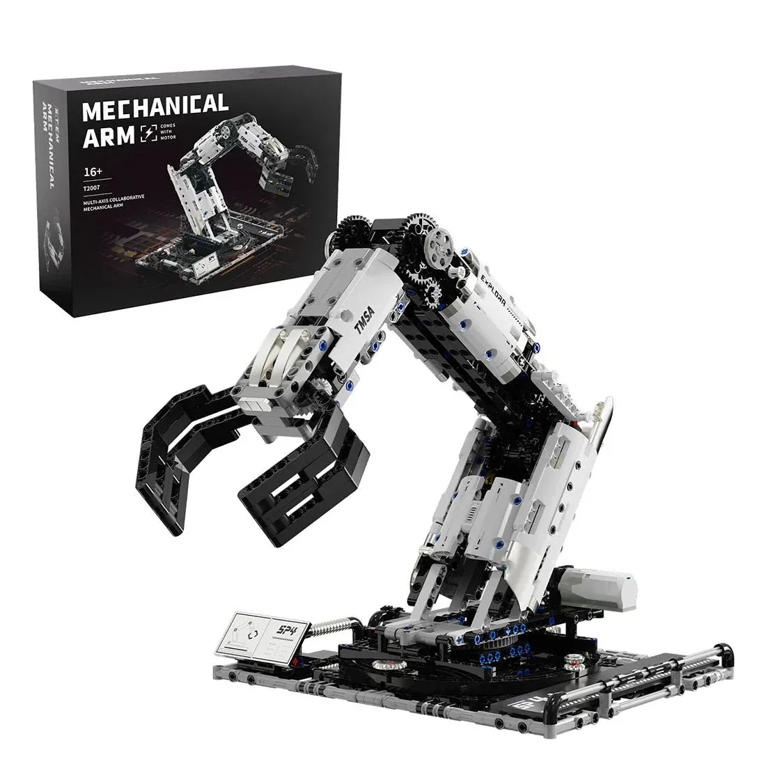 Programmable Multi-Axis Robotic Arm Building Block Set