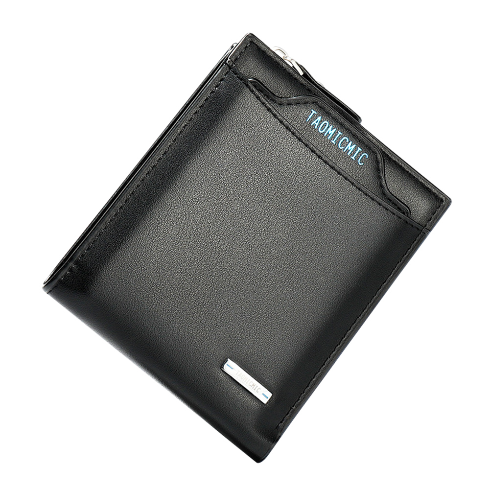 Men Short Wallet Multi-slots PU Leather Zipper Purse Solid Card Bag (Black), 501 Original
Men Short Wallet Multi-slots PU Leather Zipper Purse Solid Card Bag (Black), 501 Original