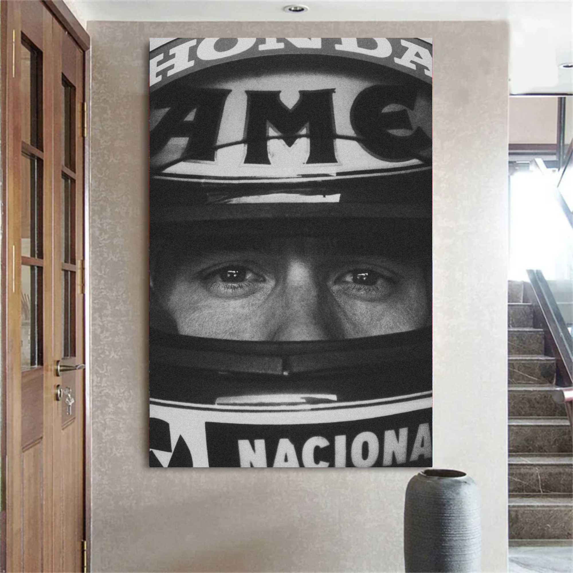 Ayrton Senna Canvas Wall Art