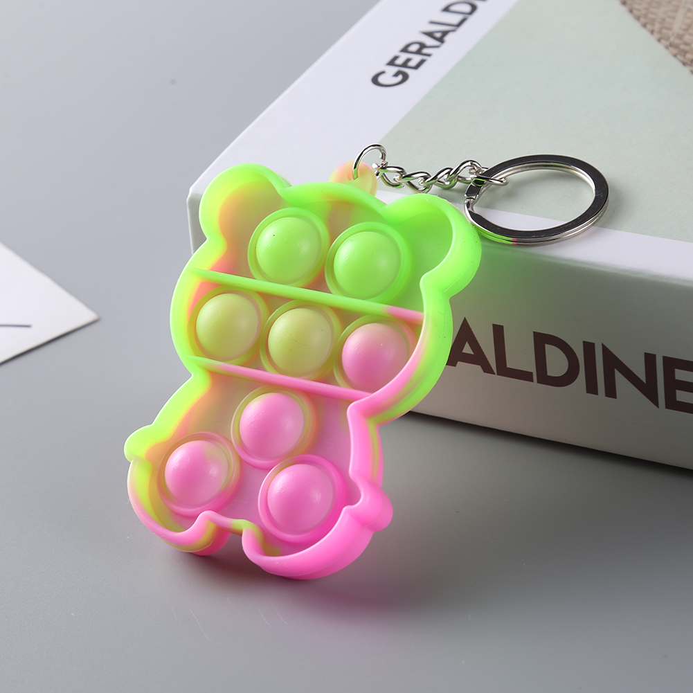 Silicone Cartoon Push Bubble Autism Toy with Keychain Adult Relaxing Fidget, 501 Original
Silicone Cartoon Push Bubble Autism Toy with Keychain Adult Relaxing Fidget, 501 Original