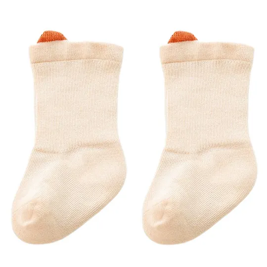 Unisex Baby Cotton Macaron Solid Color Breathable Socks
