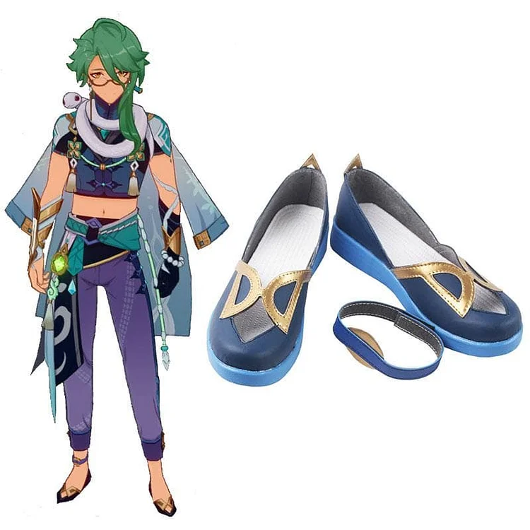 Baishu Blue Cosplay Shoes CC0298