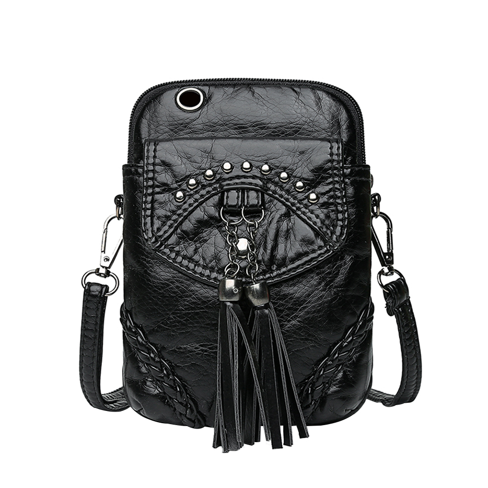 Vintage Women Shoulder Bag Washable PU Small Crossbody Phone Pouch, Black, 501 Original
Vintage Women Shoulder Bag Washable PU Small Crossbody Phone Pouch, Black, 501 Original