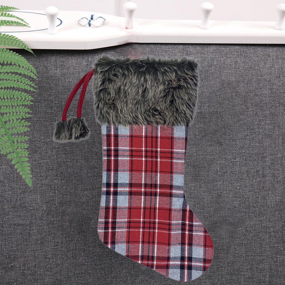 Christmas Stockings for New Year Festival Plaid Gift Bags Xmas Tree Socks, 501 Original
Christmas Stockings for New Year Festival Plaid Gift Bags Xmas Tree Socks, 501 Original