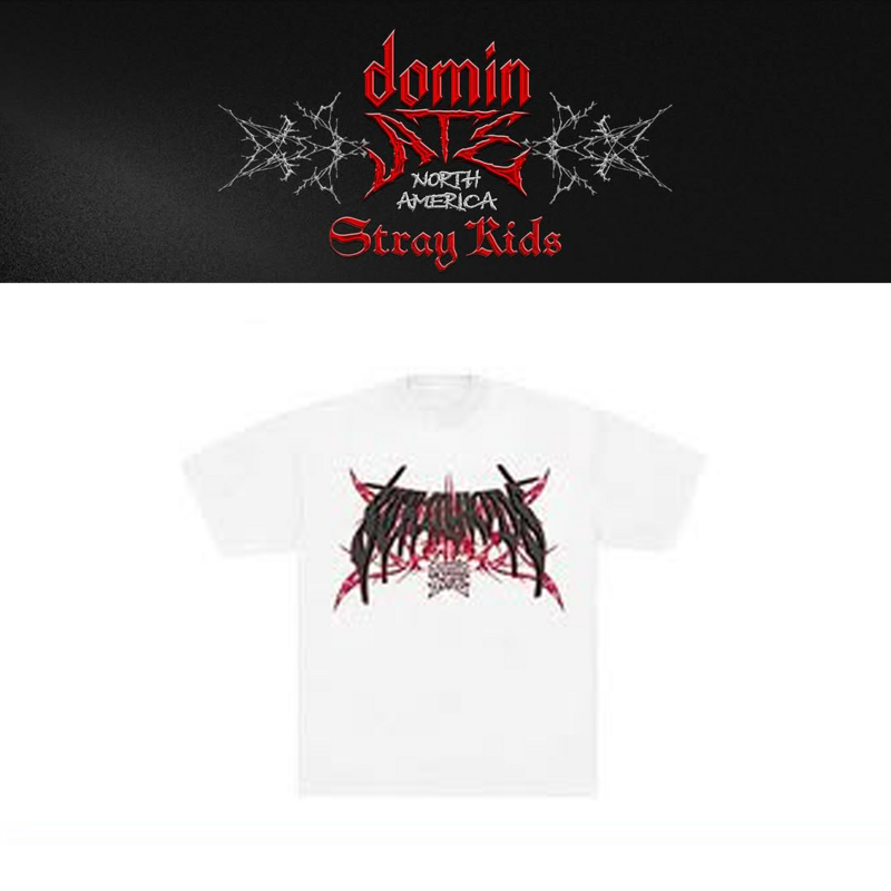Stray Kids ＜dominATE＞北米限定Tシャツ⭐︎Mサイズ 2025 Stray Kids World Tour dominATE North America T-shirt