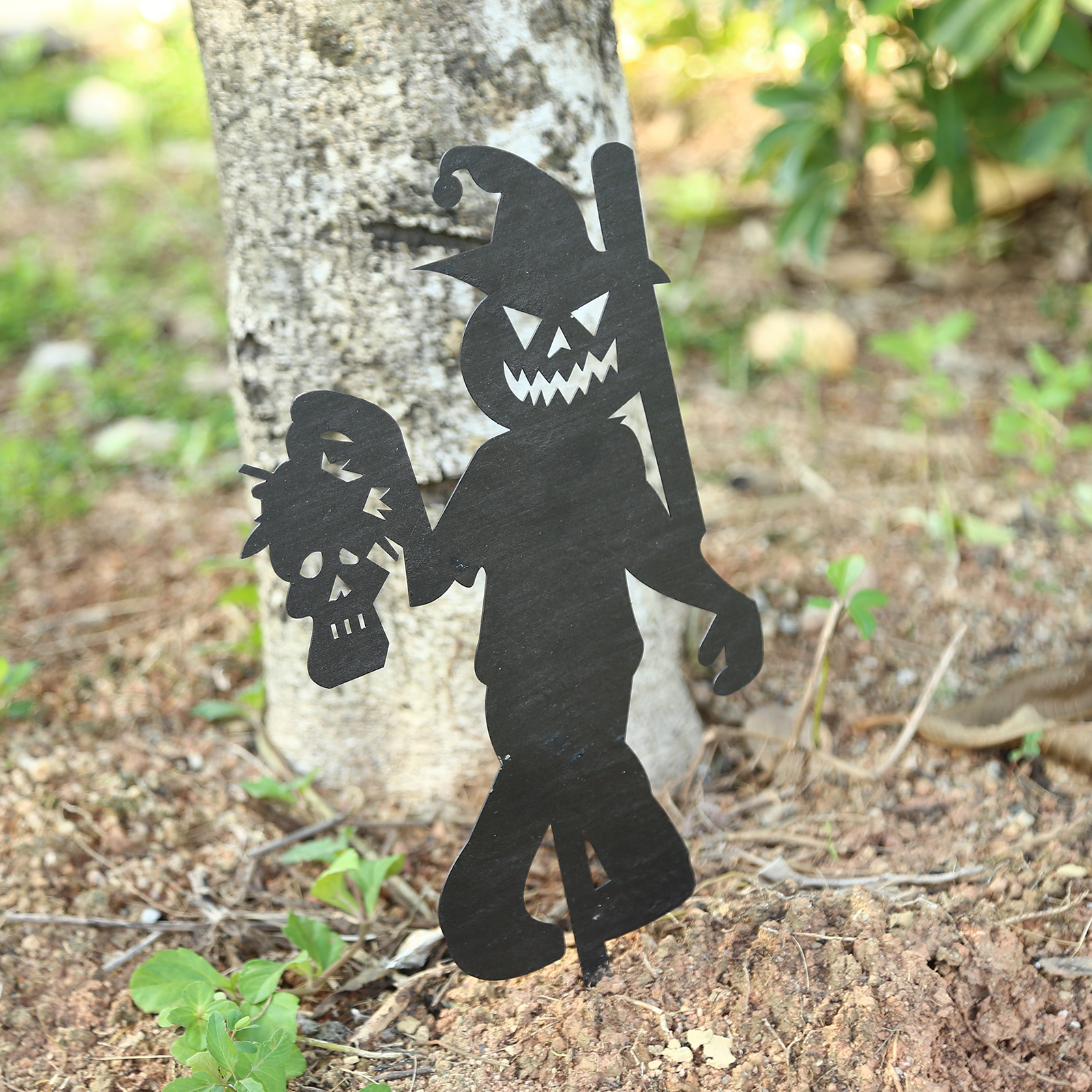 Metal Halloween Garden Stakes Black Devil Silhouette Yard Signs for Outdoor, 501 Original
Metal Halloween Garden Stakes Black Devil Silhouette Yard Signs for Outdoor, 501 Original