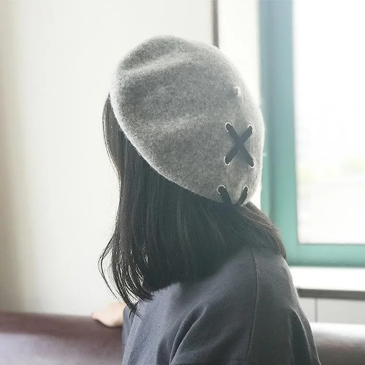 6 Colors Retro Ribbon Bow Beret SP1711278