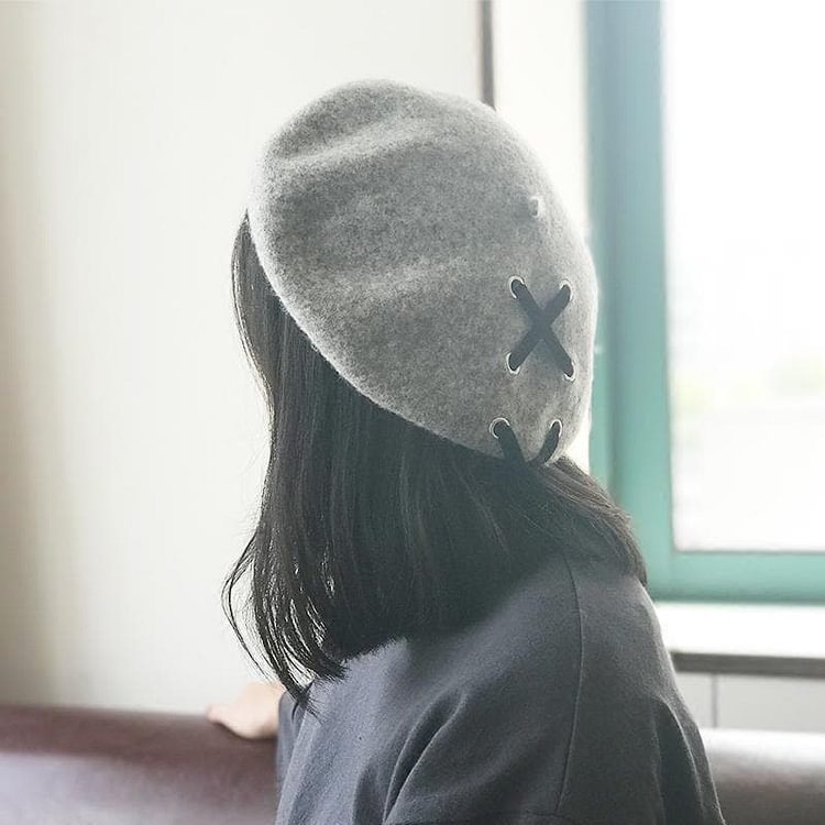 6 Colors Retro Ribbon Bow Beret SP1711278