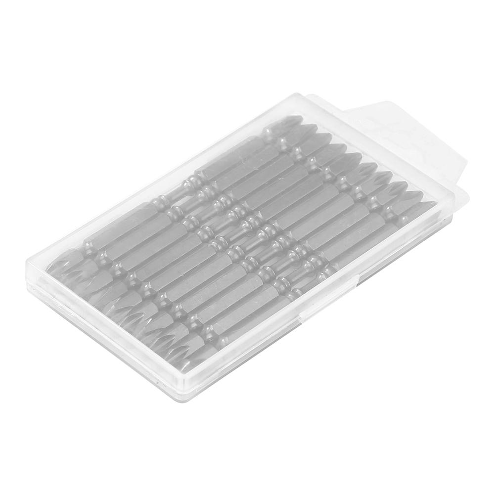 10pcs PH2 Hardness Magnetic 110mm Double Head Cross Head Screwdriver Bit, 501 Original
10pcs PH2 Hardness Magnetic 110mm Double Head Cross Head Screwdriver Bit, 501 Original