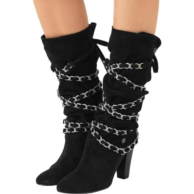 Rhinestone Peep Toe Suede Ankle Booties Vdcoo