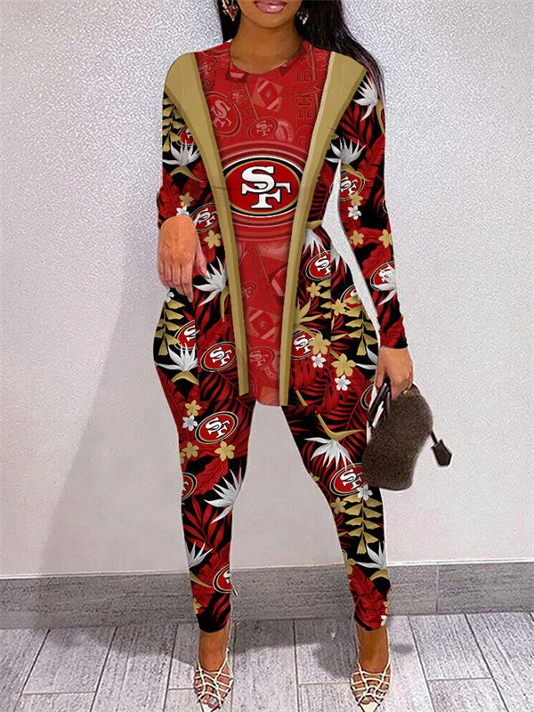 San Francisco 49ers
Limited Edition High Slit Shirts And Leggings Two-Piece Suits