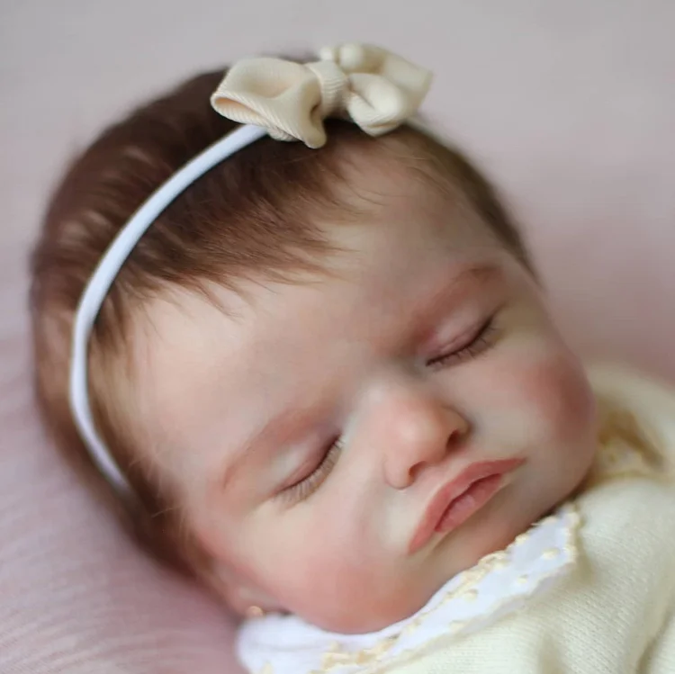 [Heartbeat Dolls]20" Handmade Lifelike Sleeping Dreams Reborn Girl Doll Estelle,Best New Year's Gift - Reborndollsshop®-Reborndollsshop®