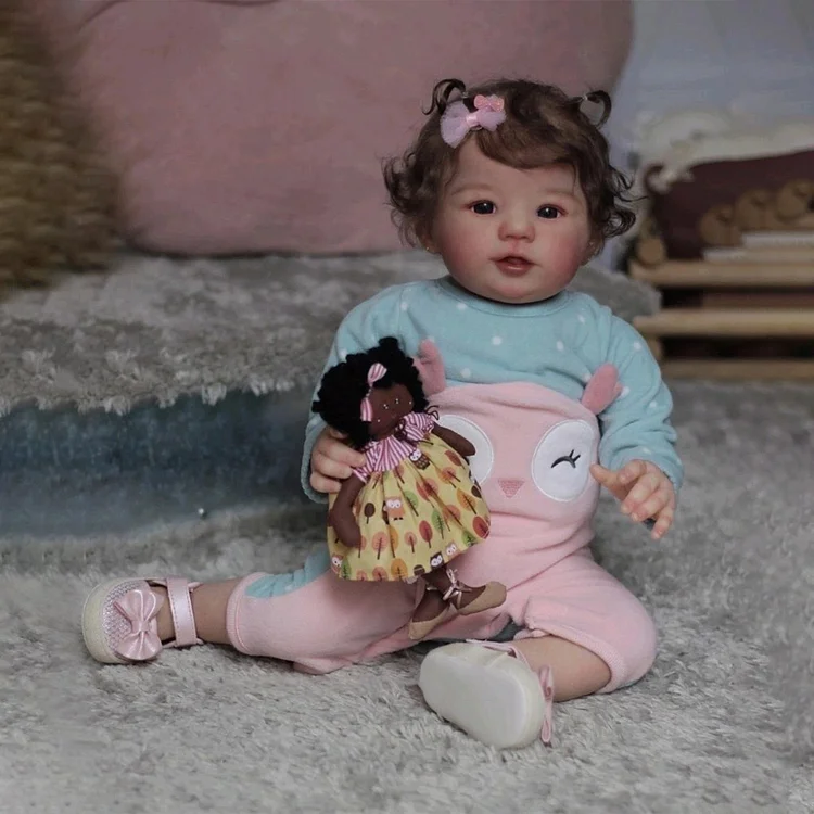 [Kids Gifts 2024] 20'' Realistic and Lifelike Reborn Baby Girl Innocent and Cute Named Wuka