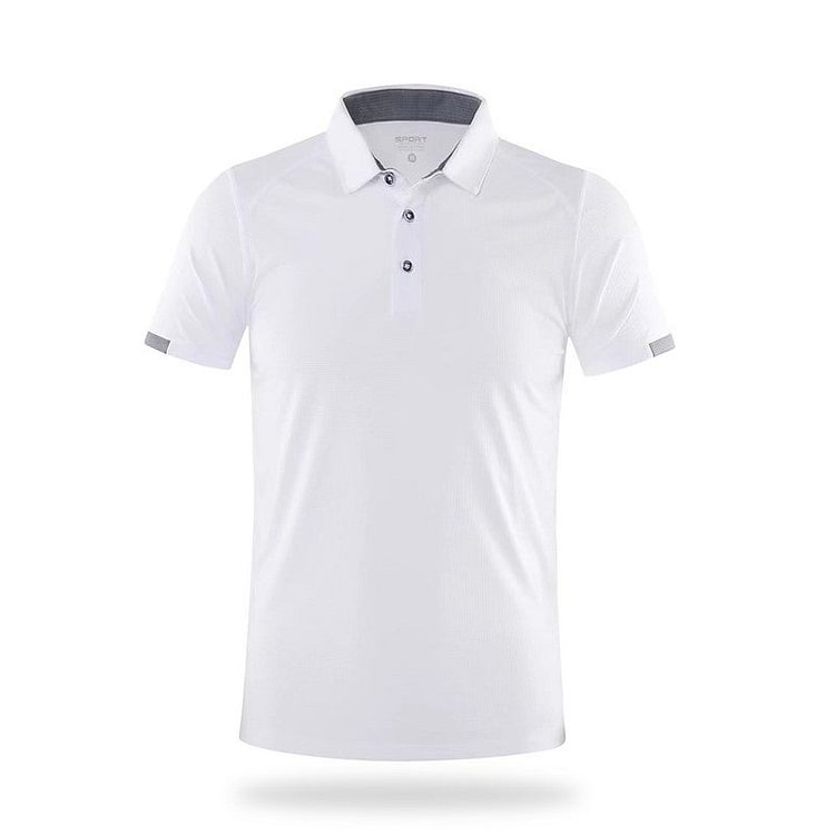 Neutral Solid Polo Shirt