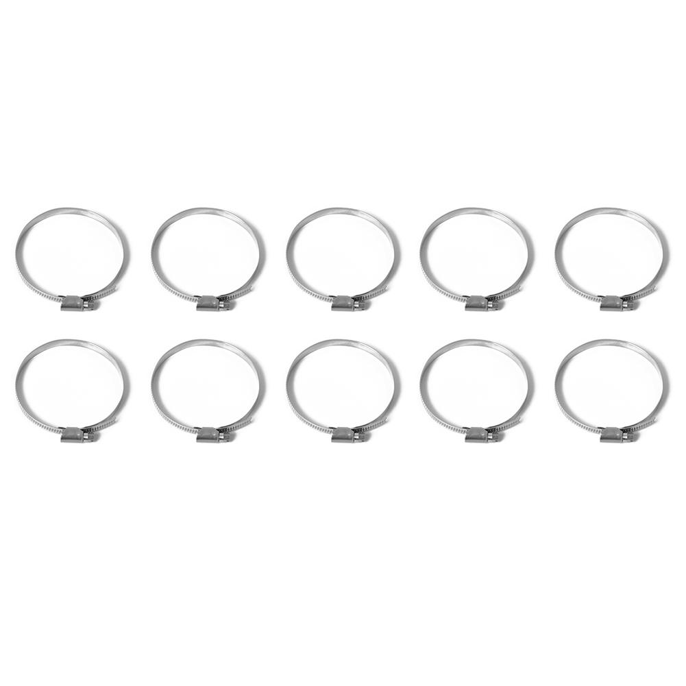 10pcs Stainless Steel Hose Clips Worm Drive Fuel Hose Pipe Clamps 70-90mm, 501 Original
10pcs Stainless Steel Hose Clips Worm Drive Fuel Hose Pipe Clamps 70-90mm, 501 Original