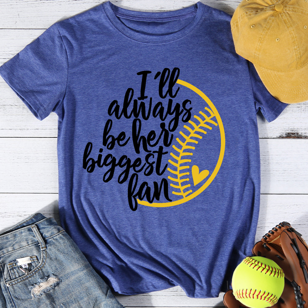 Biggest Fan Softball T-shirt Tee -013374-Guru-buzz