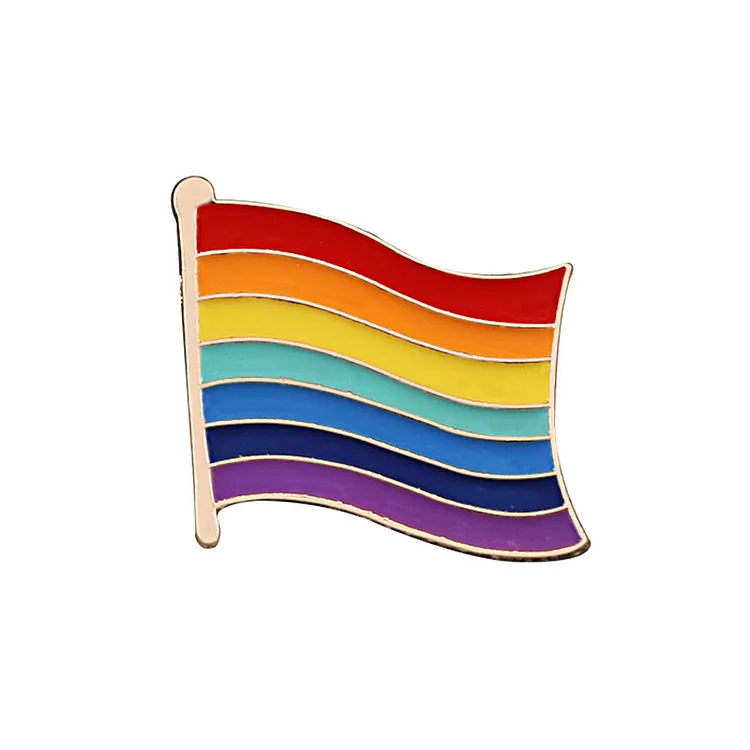 Rainbow Flag Enamel Pin LGBT Pride Pin