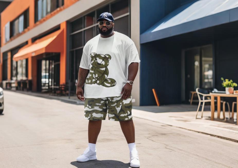 streetwear basketball shorts for big and tall men