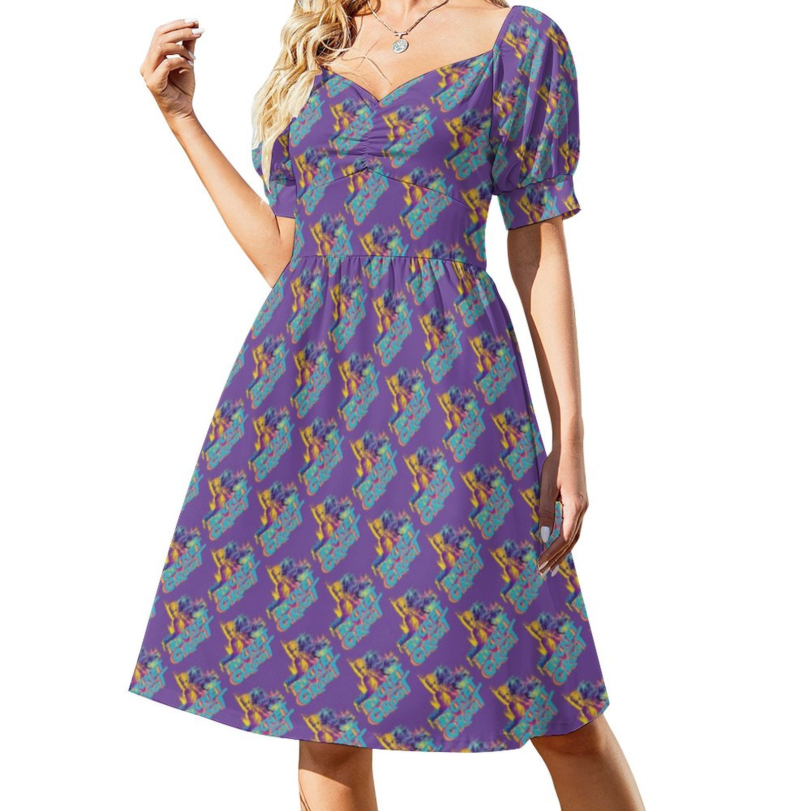 knee length dresses for ladies Ganni Ocean Dress, Ganni main image 0