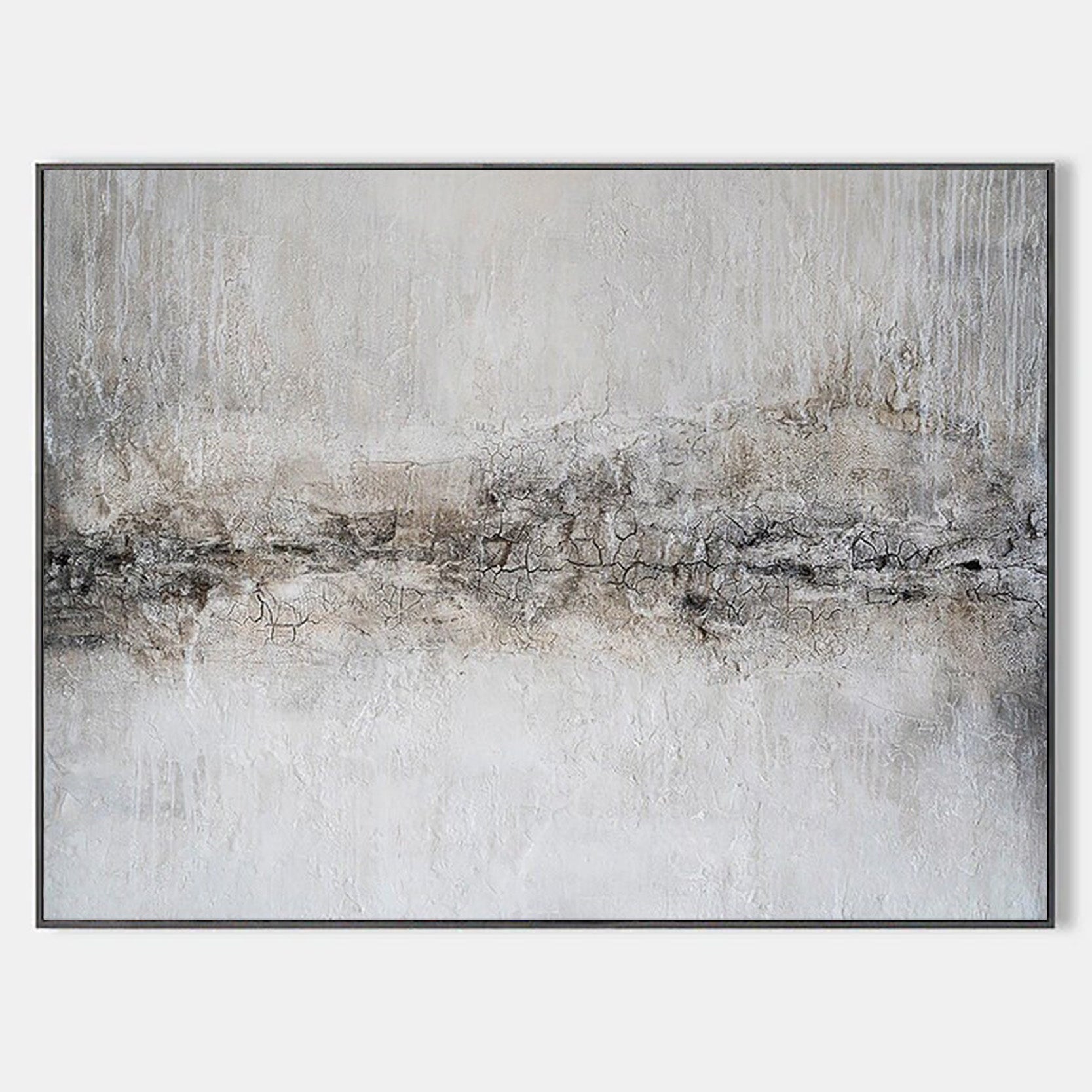 Arabelart AR681 Framed Canvas Art - Hand-Painted Masterpiece