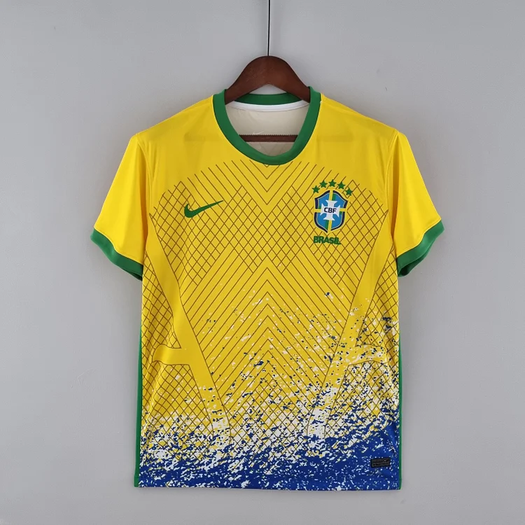 Brazil Limited Edition Shirt Kit 2022-2023 - Yellow