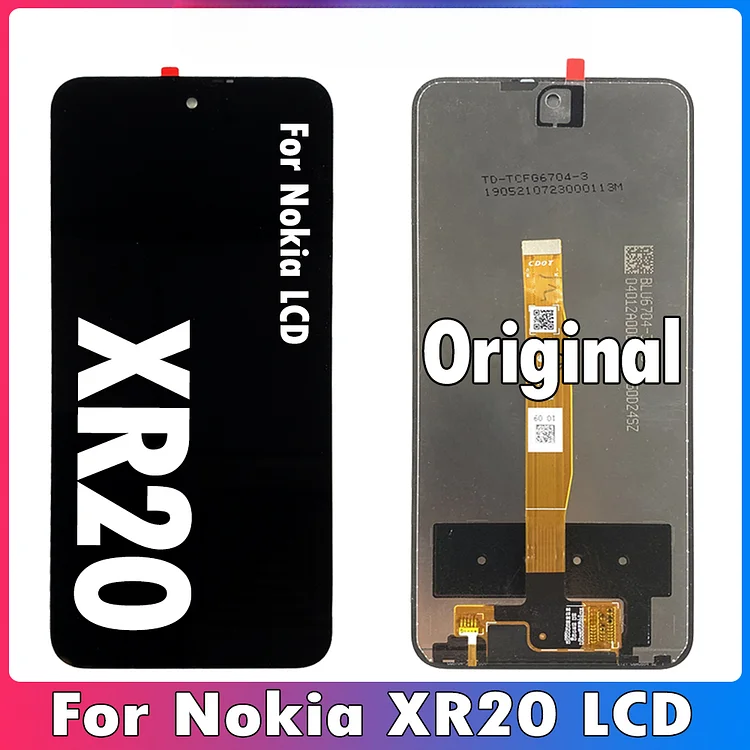 Original For Nokia XR20 LCD Display Touch Screen Digitizer Assembly For Nokia XR 20 TA-1368 TA-1362 Display Repair Replacement