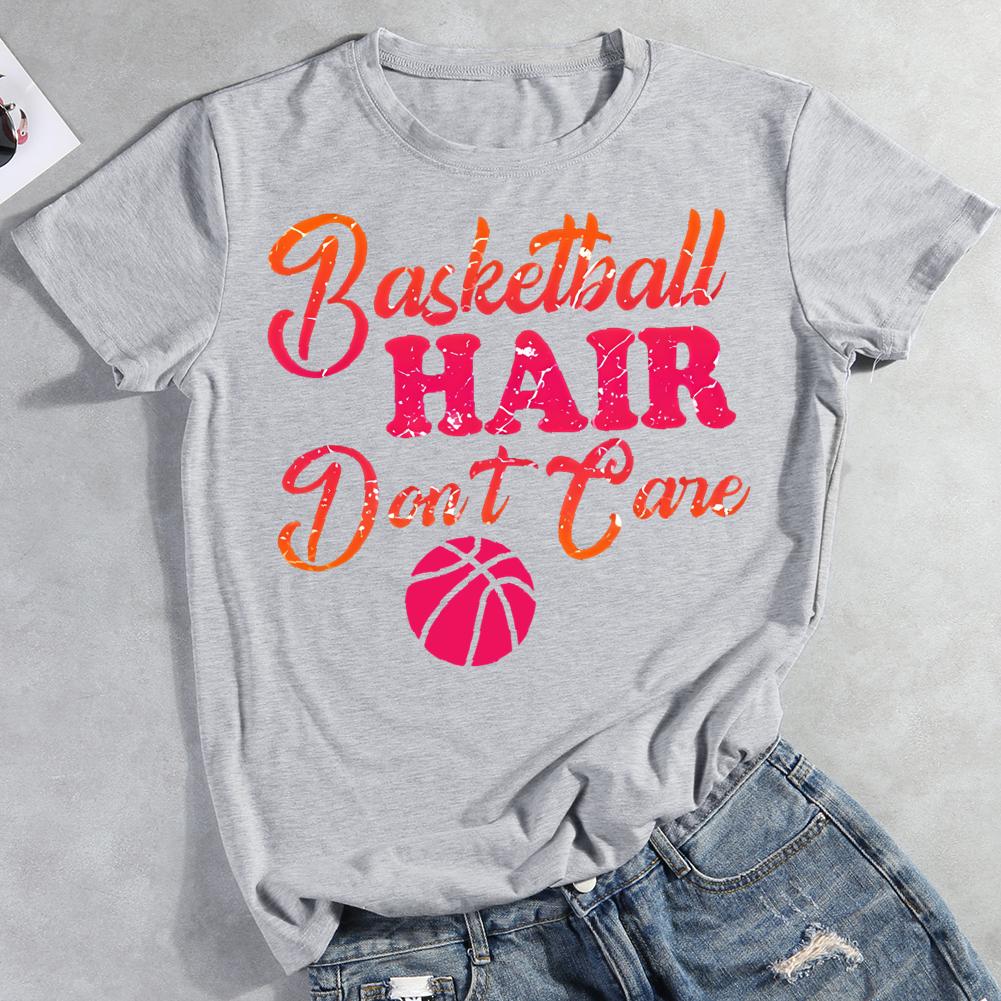 basketball hair don't tare Round Neck T-shirt-0021893-Guru-buzz