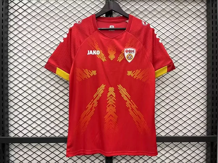 North Macedonia Home Shirt Kit 2023-2024 - Red