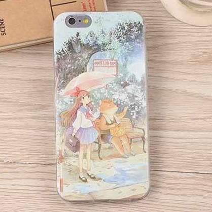 Kawaii Anime Pattern Silica Gel Iphone Phone Case SP165868