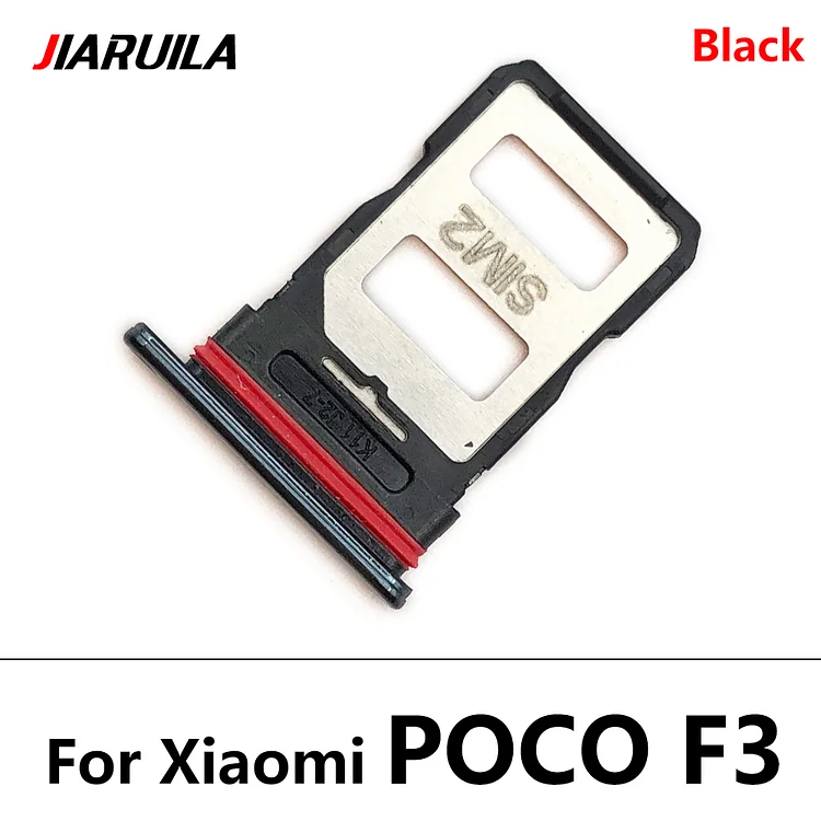 New Sim Card Slot Tray Holder For Xiaomi Poco X3 NFC / Poco M3 / Poco F3 / Poco F2 Pro SIM Tray Replacement Part