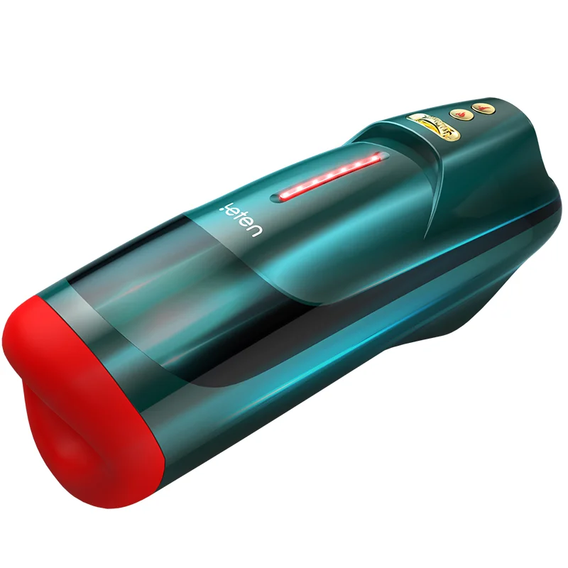 Telescopic Heating Suction Masturbation Cup - Rose Toy
