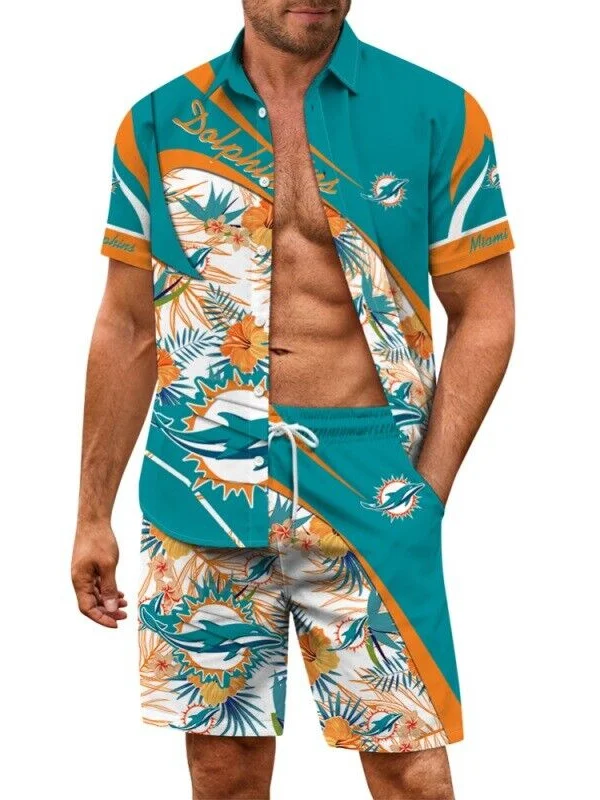 Miami Dolphins
Limited Edition Hawaiian Shirt And Shorts Two-Piece Suits