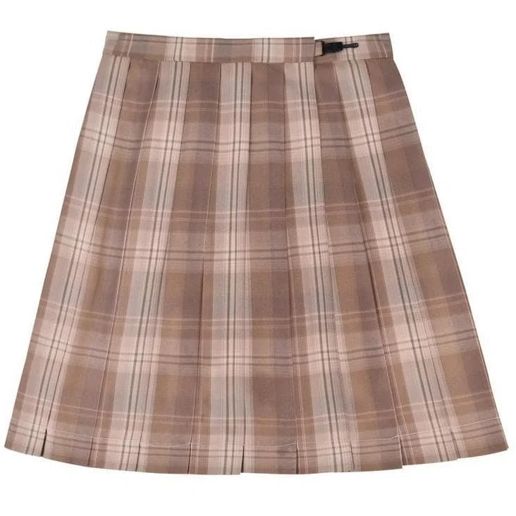 Sweet Cute Milk Chocolate Jk Uniform Skirts SP16182