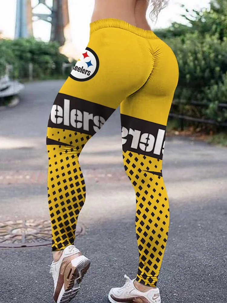 Pittsburgh Steelers
High Waist Push Up Printed Leggings