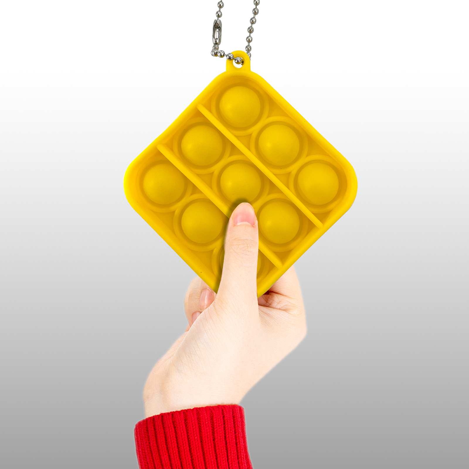 Finger Toy Anti Stress Push Bubble Sensory Squeeze Keychain Toys (Square), Purple, 501 Original
Finger Toy Anti Stress Push Bubble Sensory Squeeze Keychain Toys (Square), Purple, 501 Original