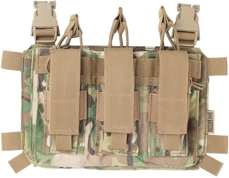 Ballistic Helmets For Sale Triple Kangaroo Mag Pouch Tactical Placard 02 for 5.56 7.62 Mags and 9mm Pistol Mags-BallisticHelmetsForSale