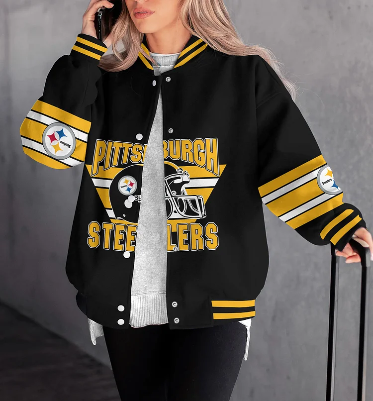 Pittsburgh Steelers Women Limited Edition Full-Snap Casual Jacket