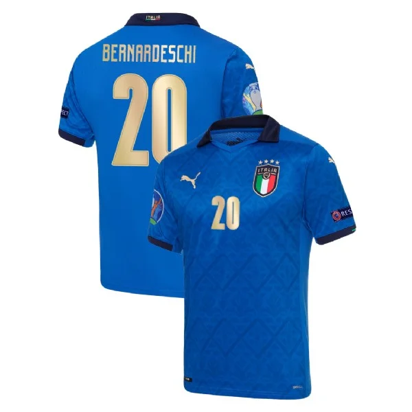 Italy Federico Bernardeschi 20 Home Shirt Kit UEFA Euro 2020