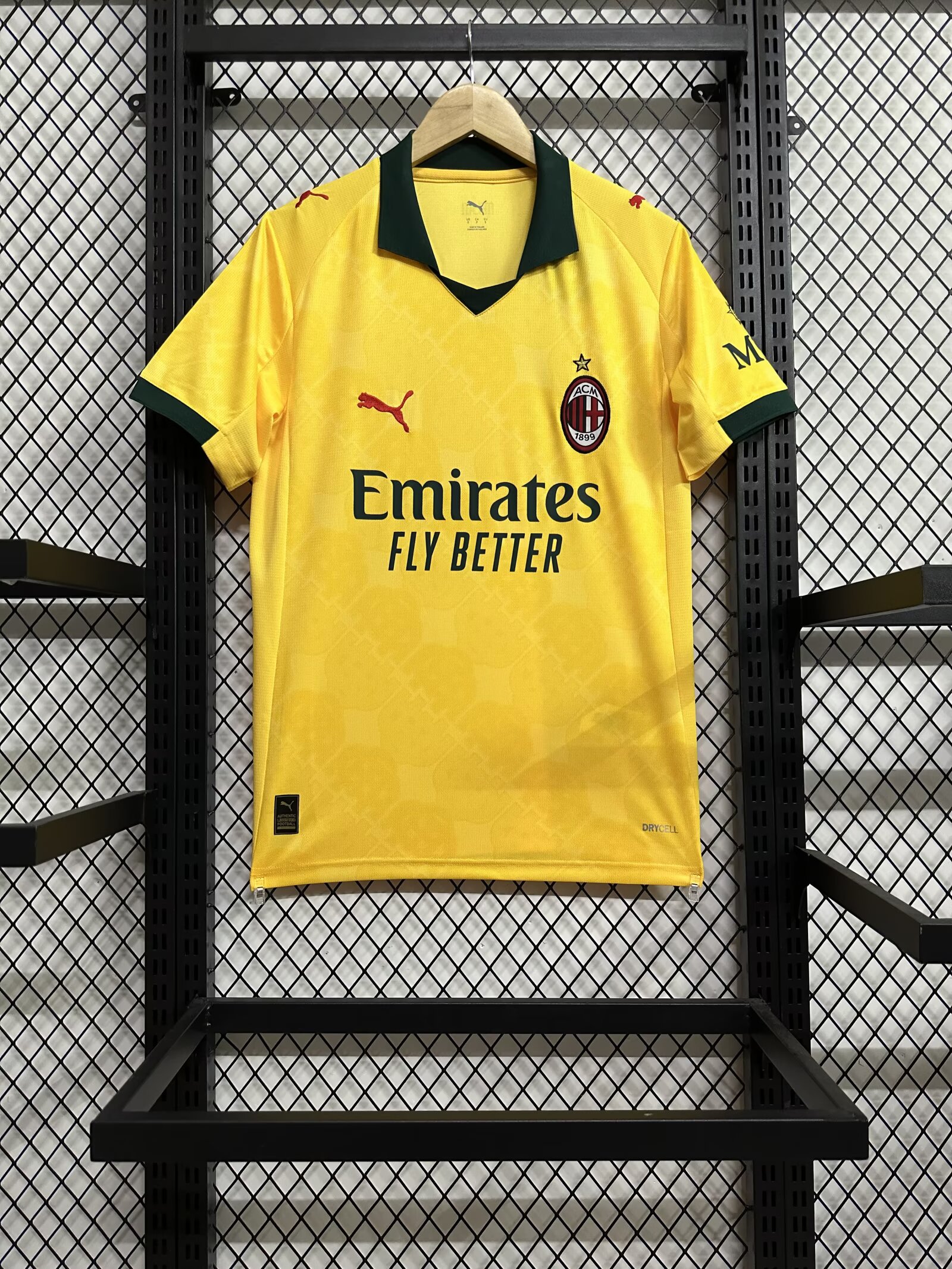 2025/2026 AC Milan Third Away Yellow Football Jersey 1:1 Thai Quality jersey|football shirt|football kit