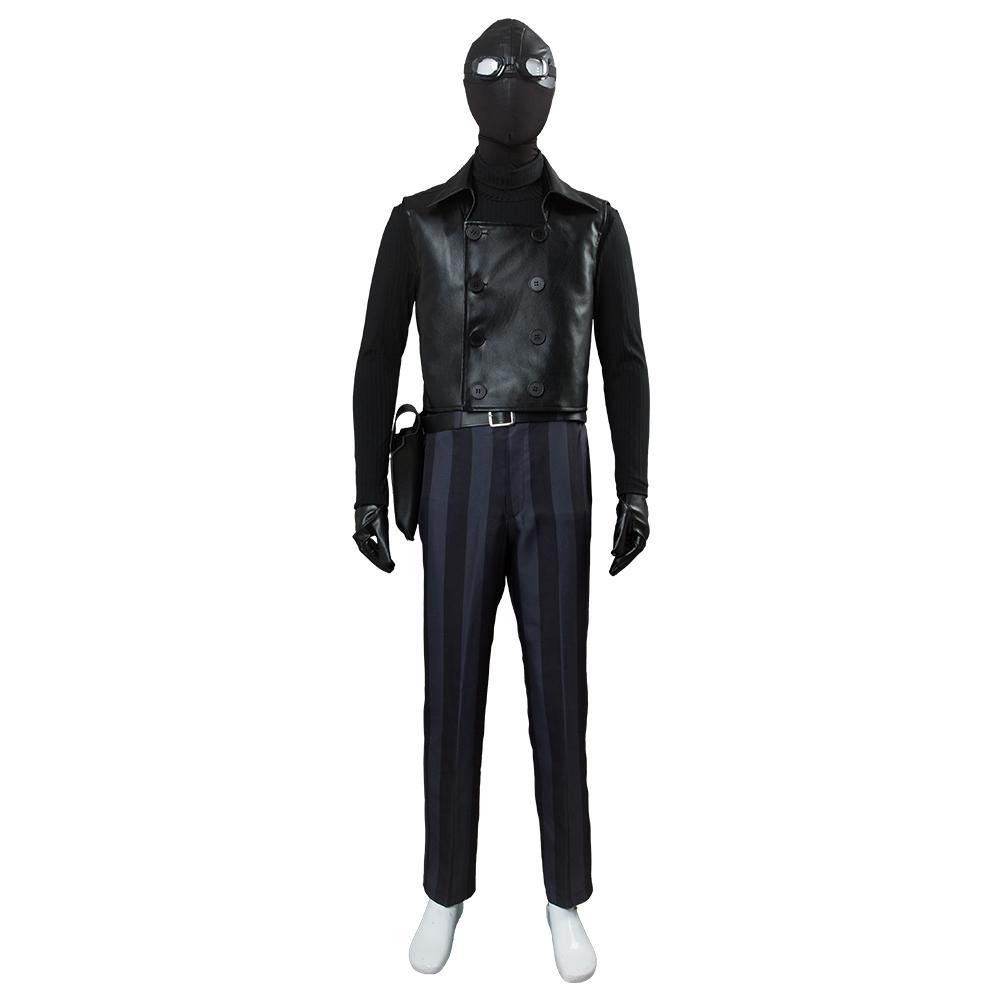 Best Spider Man Into The Spider Verse Spider Man Noir Cosplay Costume