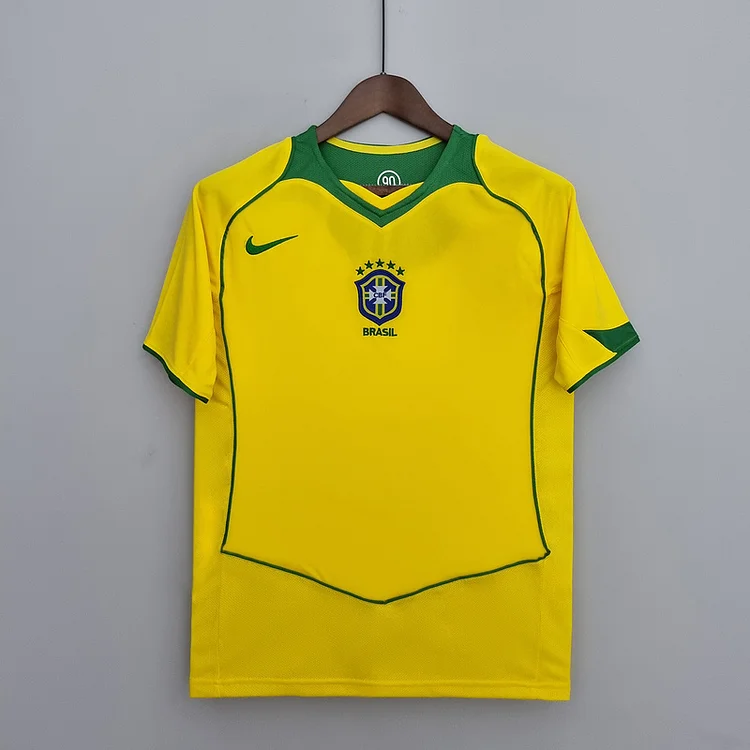 Retro 2004-06 Brazil home  Football jersey retro