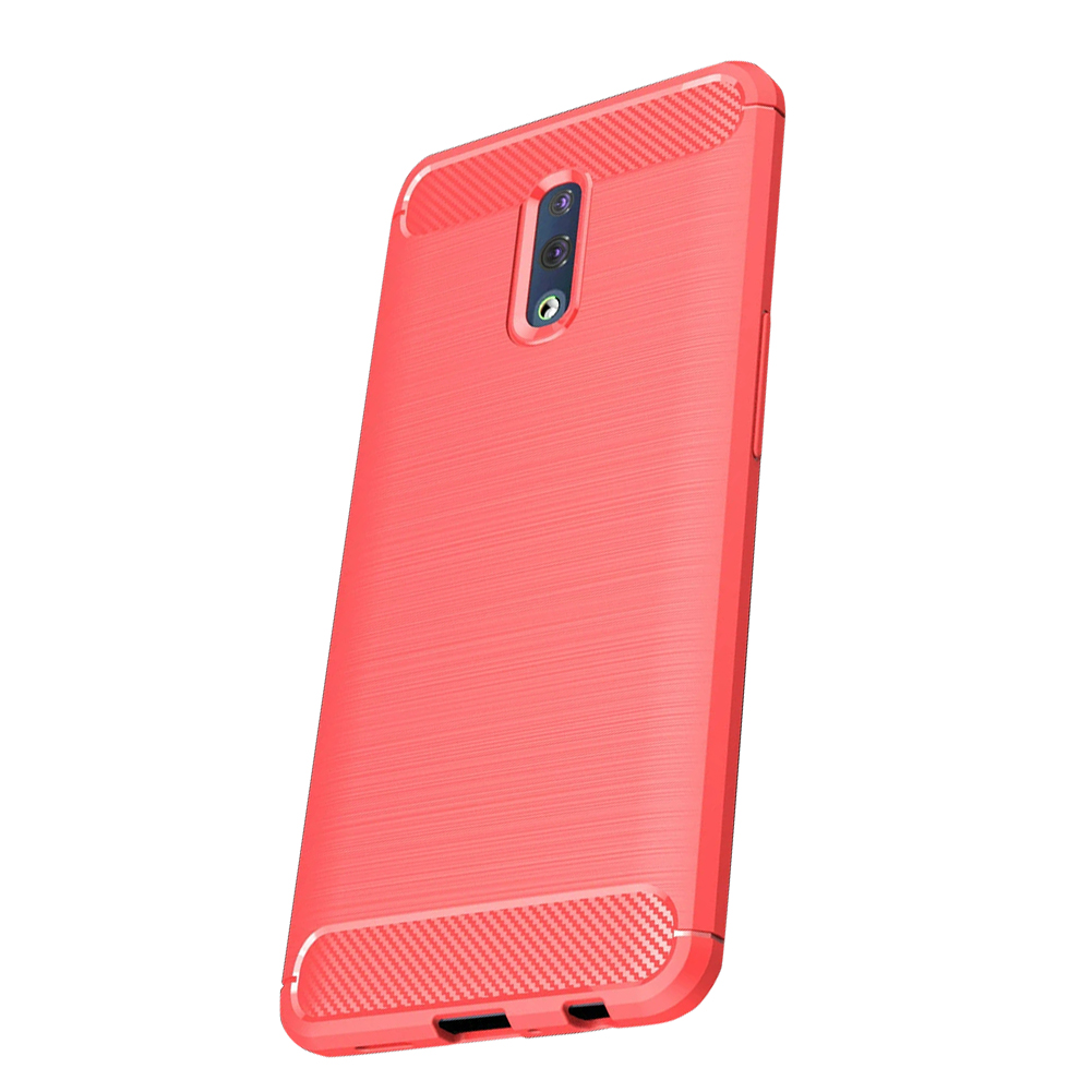 Soft TPU Bumper Phone Case for OPPO Reno Carbon Fiber Brushed Cover Red, 501 Original
Soft TPU Bumper Phone Case for OPPO Reno Carbon Fiber Brushed Cover Red, 501 Original