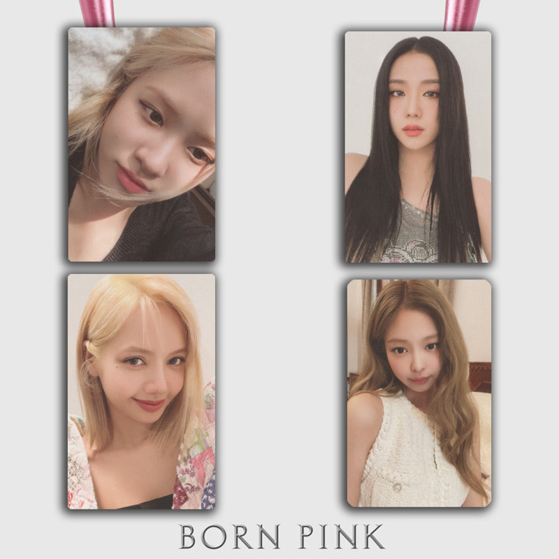 BLACKPINK BORN PINK Pink Ver. Selfie Photocard