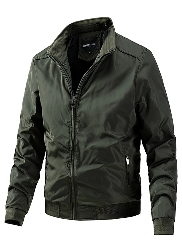 New Men's Jackets Zipper Pockets Large Size Cotton Outerwear Outdoor Fall and Winter Tide Men's Jackets Men's Clothing